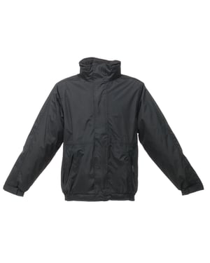 Regatta Dover Bomber Jacket voor volwassenen (Zwart/Ash)