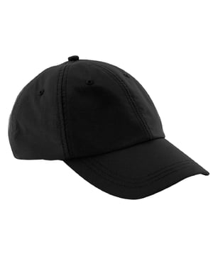 Beechfield Unisex Outdoor Waterdichte 6 Panel Baseball Cap (Zwart)