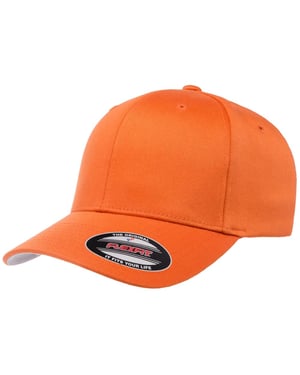 Flexfit Wollige gekamde muts (Oranje)