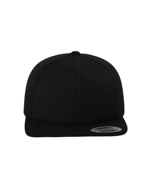 Flexfit Klassieke Snapback-cap voor volwassenen (Zwart)