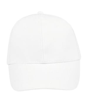 SOLS Buffalo 6 panel baseballpet (Wit)