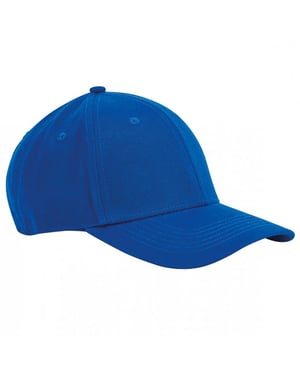 Beechfield EarthAware 6 Paneel Organic Katoenen Baseball Cap (Helder Koninklijk)