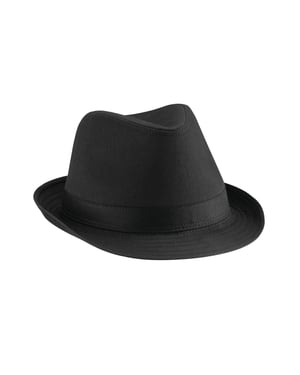 Beechfield Unisex Fedora Volwassenen (Zwart)