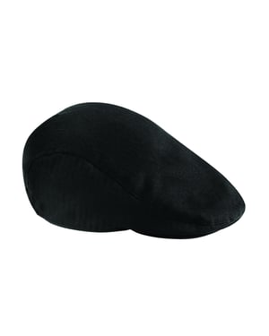 Beechfield Unisex Vintage platte pet voor volwassenen (Zwart)