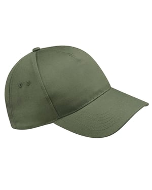 Beechfield Ultimate 5 Paneel Cap (Olijfgroen)