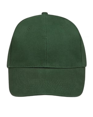 SOLS Buffalo 6 panel baseballpet (Fles groen)