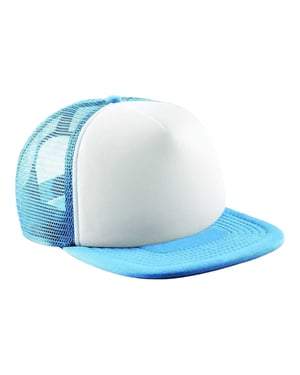 Beechfield Vintage Snapback Trucker Cap (Hemelsblauw)