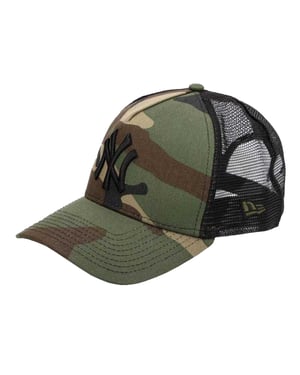 New Era Unisex volwassen New York Yankees Trucker pet (Groen)