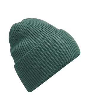 Beechfield Gebreide oversized muts (Marinegroen)