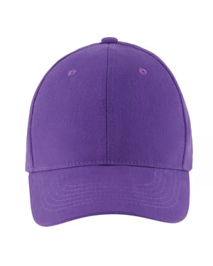 SOLS Buffalo 6 panel baseballpet (Donkerpaars)