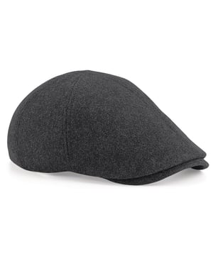 Beechfield Unisex Volwassenen Melton Wool Ivy Cap (Houtskool mergel)
