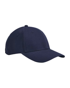Beechfield Childrens/Kids EarthAware 6 Panel Organic Cotton Baseball Cap (Franse marine)