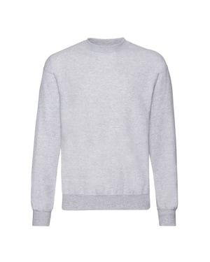 Fruit of the Loom Heren Classic Heather Ingesteld Sweatshirt (Donkergrijs)
