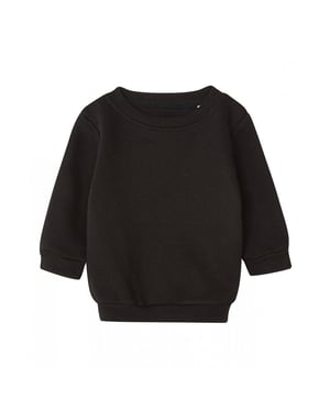 Babybugz Baby Essentieel Effen Sweatshirt (Zwart)