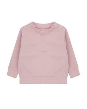 Larkwood Effen Duurzaam Sweatshirt Kinderen/Kinderen (Zacht Roze)