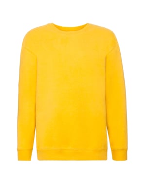 Fruit of the Loom Kinder/Kids Premium Sweatshirt met Inzetstuk (Zonnebloem)