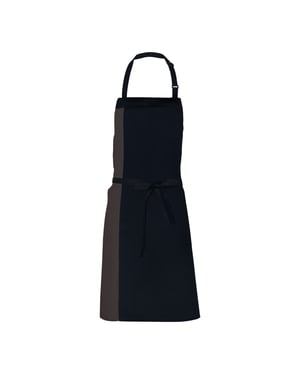 Link Kitchen Wear Unisex Duo Schort voor volwassenen (Zwart)