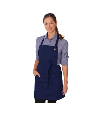 Dennys Unisex Volwassen Le Chef Volledig Schort (Marineblauw)