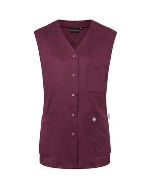 Karlowsky Dames/Dames Essential mouwloze werktuniek (Aubergine)