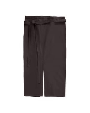 CG Workwear Milano schort met split aan de voorkant (Chocolade)