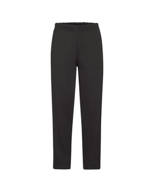 Fruit of the Loom Klassieke open zoom joggingbroek voor volwassenen (Zwart)