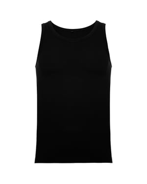 Roly Heren Texas Plain Tank Top (Zwart)