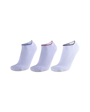 Replay Unisex Ultra Light Liner Sokken voor Volwassenen (Set van 3) (Wit)