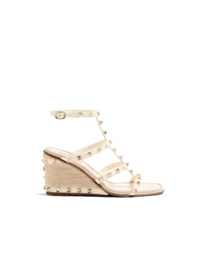 Valentino Garavani Rockstud Sandalen met Sleehak