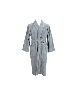 ARTG Unisex mantel met sjaalkraag voor volwassenen (Antracietgrijs)