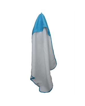 ARTG Baby handdoek met capuchon (Wit/Aqua Blauw)