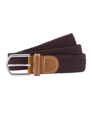 Asquith & Fox Heren Geweven Vlechtwerk Riem (Bruin)