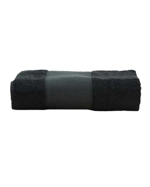ARTG Print-Me Badhanddoek (Zwart)