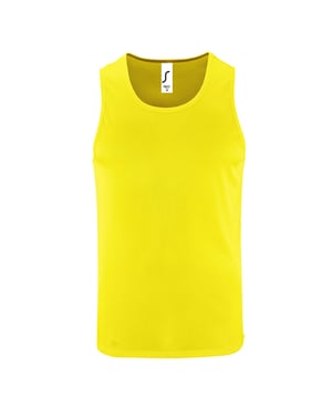 SOLS Heren Sportieve Tank Top (Neon geel)