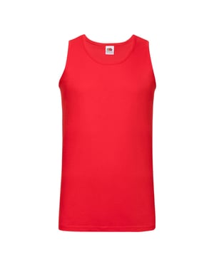 Fruit of the Loom Unisex Adult Valueweight Athletic Tank Top (Rood)