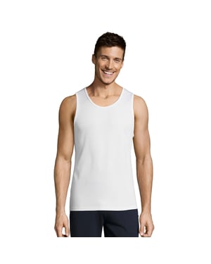 SOLS Heren Sportieve Tank Top (Wit)