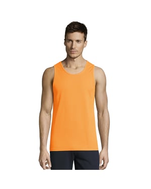 SOLS Heren Sportieve Tank Top (Neon Oranje)
