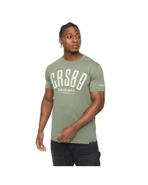 Crosshatch Heren Hallfell T-Shirt (Olijf)