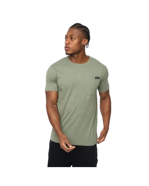 Crosshatch Mannen Portville Everyday T-Shirt (Olijfgroen)