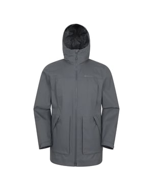 Mountain Warehouse Heren Harbour Waterdichte Jas (Grijs)