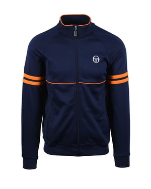 SERGIO TACCHINI ORION TRACK JACKET MARITIME BLUE/ORANGE PEPPER