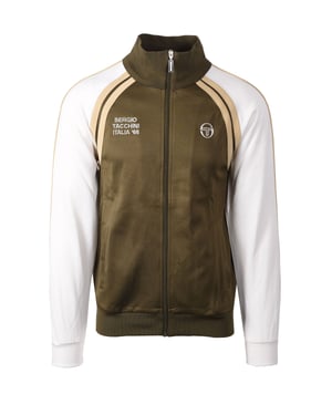 SERGIO TACCHINI GHIBLI DAVIS TRACK TOP DARK OLIVE/GARDENIA/MOJAVE DES