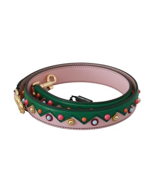 Dolce & Gabbana Schouderriem Leren Roze Handtas Accessoire