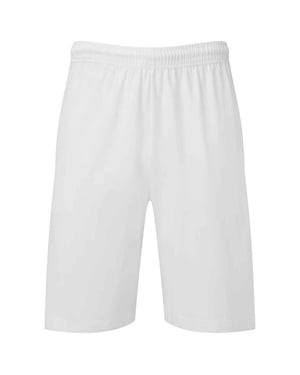 Fruit of the Loom Heren Iconic 190 Jersey Shorts (Wit)