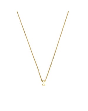 Luxenter Ketting met 18-karaats geelgouden afwerking - Alphabet