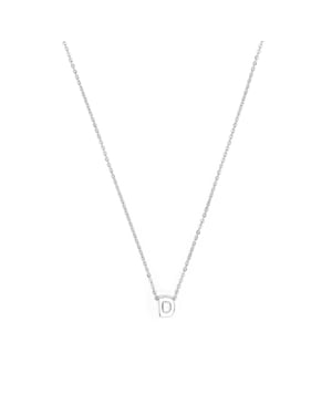 Luxenter Ketting met zilveren afwerking - Alphabet