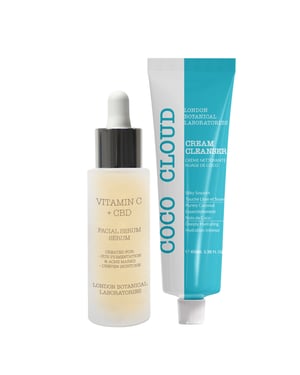 Coco Cloud Cream Cleanser 100ml + Vitamine C + CBD Serum 30ml