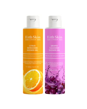 Druiven Reinigende Douchegel 300ml + Citrus Verfrissende Douchegel 300ml