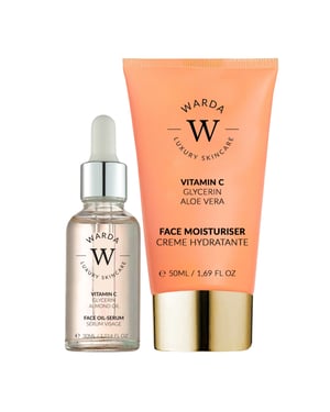 Huidstraling Versterkende Vitamine C Hydrator 50ml + Vitamine C Stralingsversterkende Olie-Serum 30ml