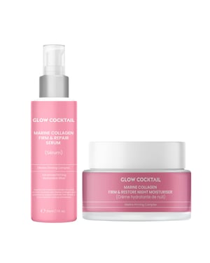 Marine Collageen Firm & Repair Serum 30ml + Marine Collageen Firm & Restore Nachtcrème 50ml