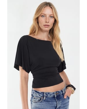 Bootneck Gebreide Top